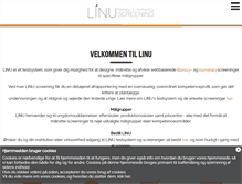 Tablet Screenshot of linu.dk